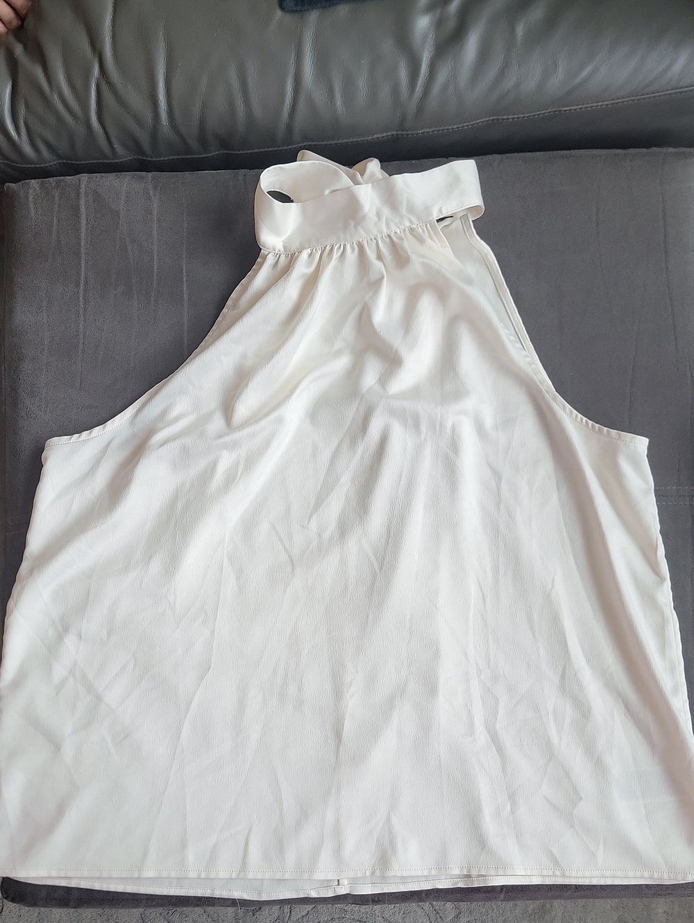 Gap Women's Cream Halter Neck Top